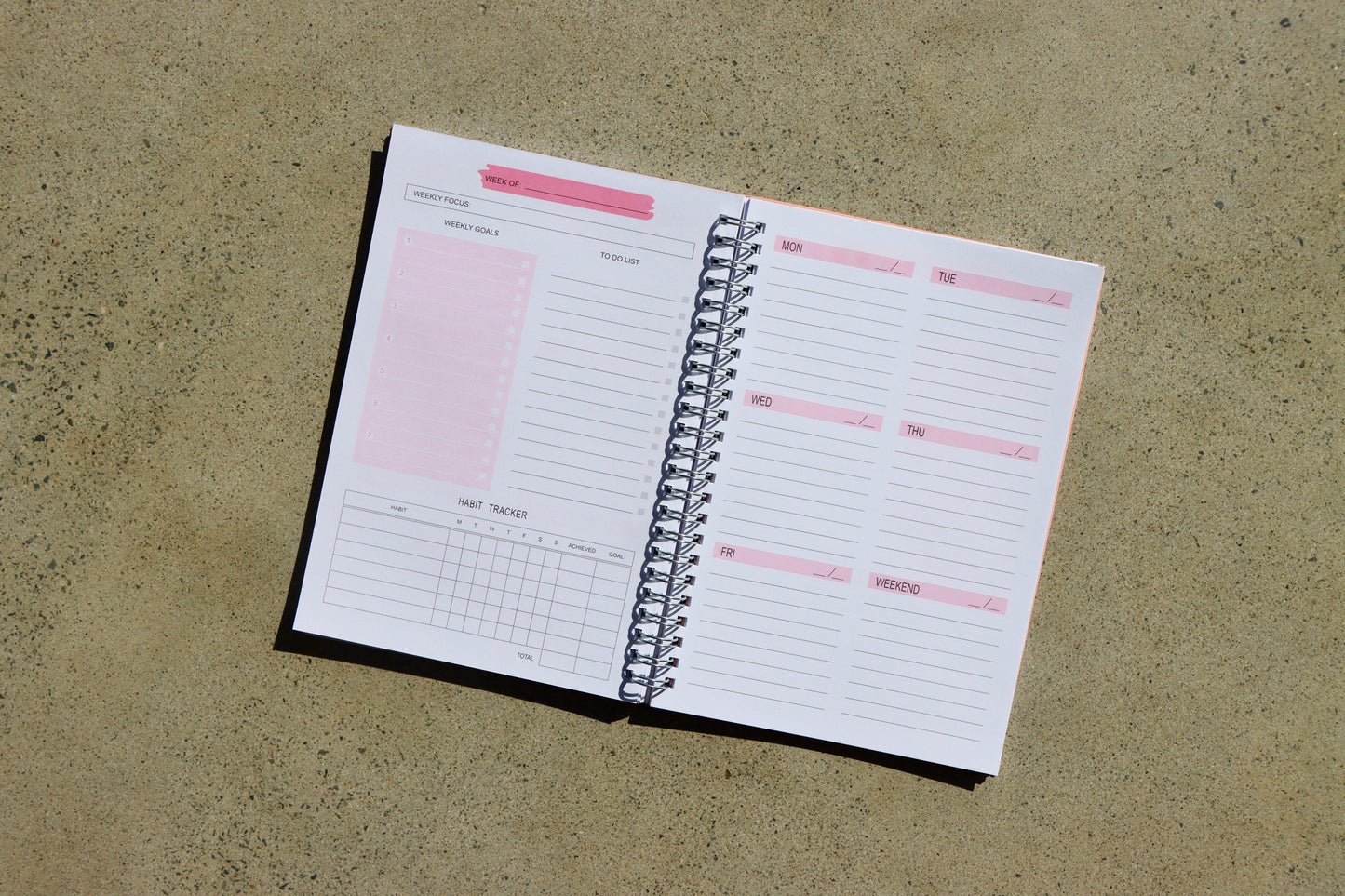 The My Weekly Hustle Planner
