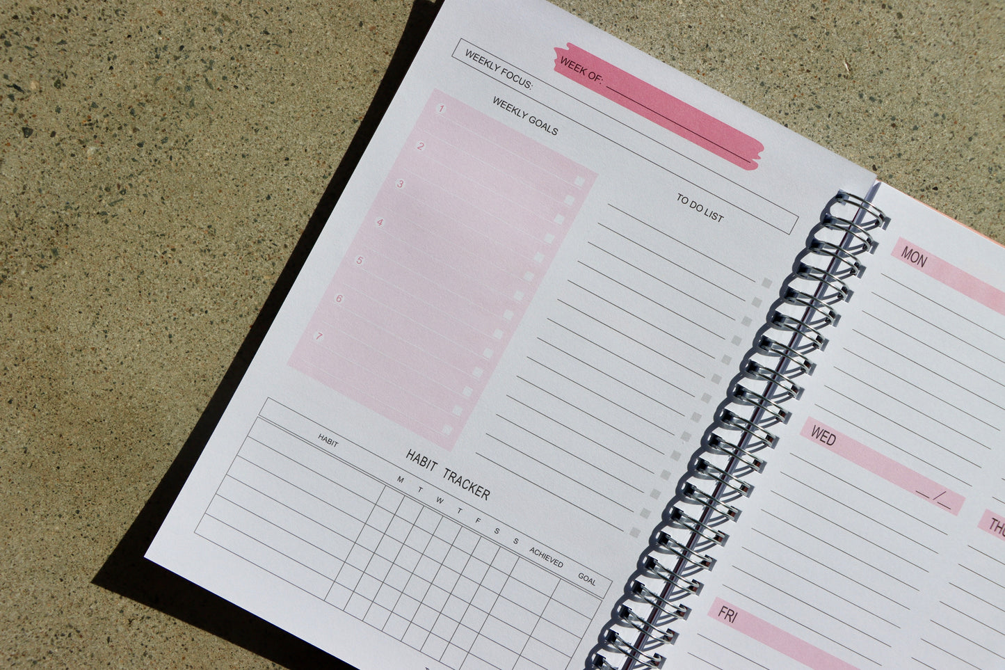 The My Weekly Hustle Planner